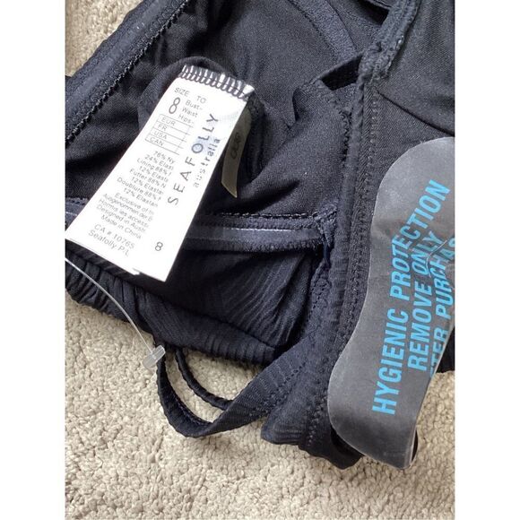 New. SEAFOLLY DD-cup black swimsuit. Retails $168 US size 4/DD - Picture 12 of 15